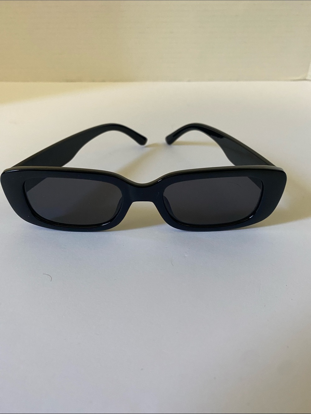 Black Rectangular Women's Sunglasses